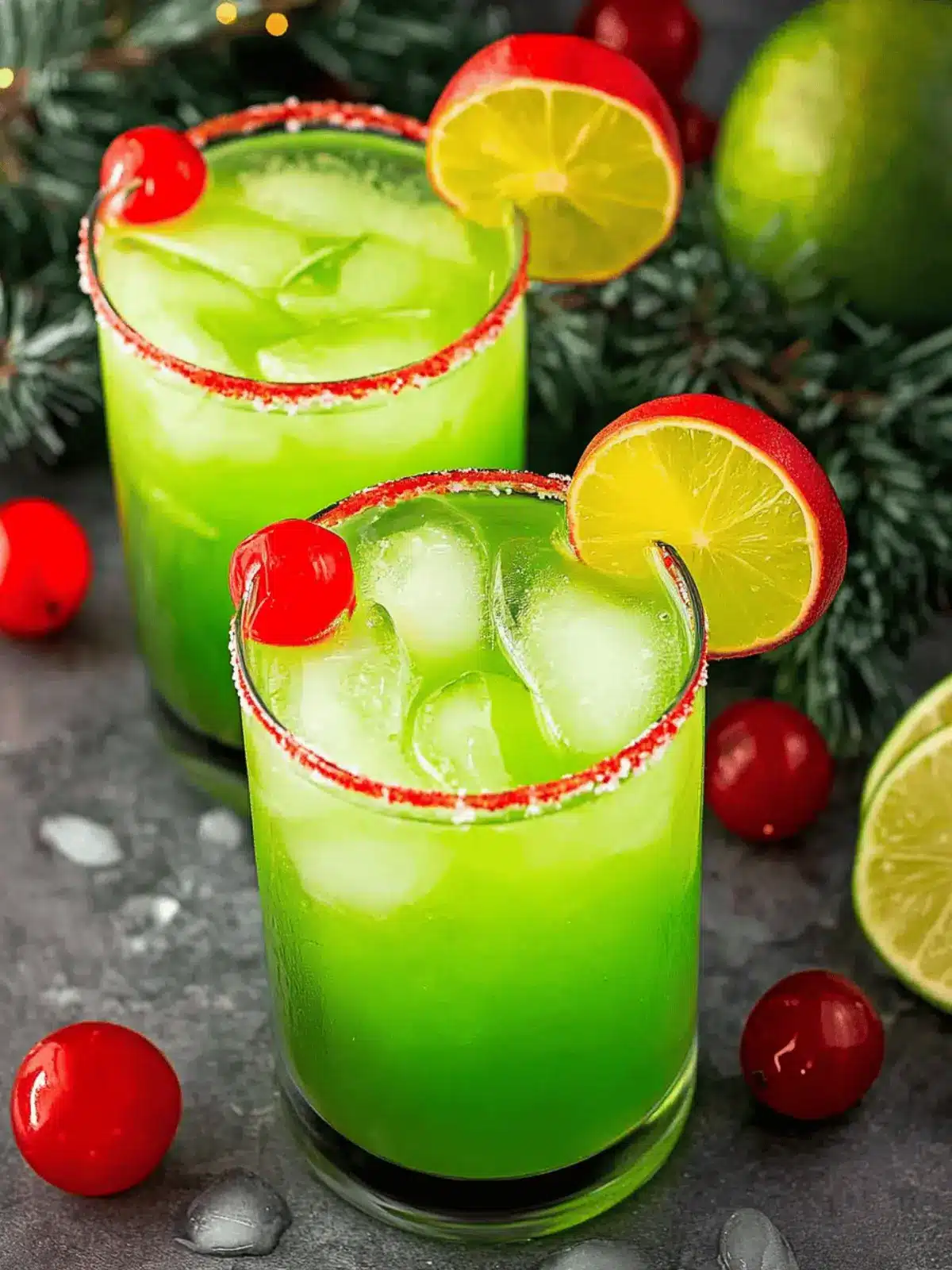 Festliche Grinch-Cocktail für fröhliche Feiertage 3 Festliche Grinch-Cocktail