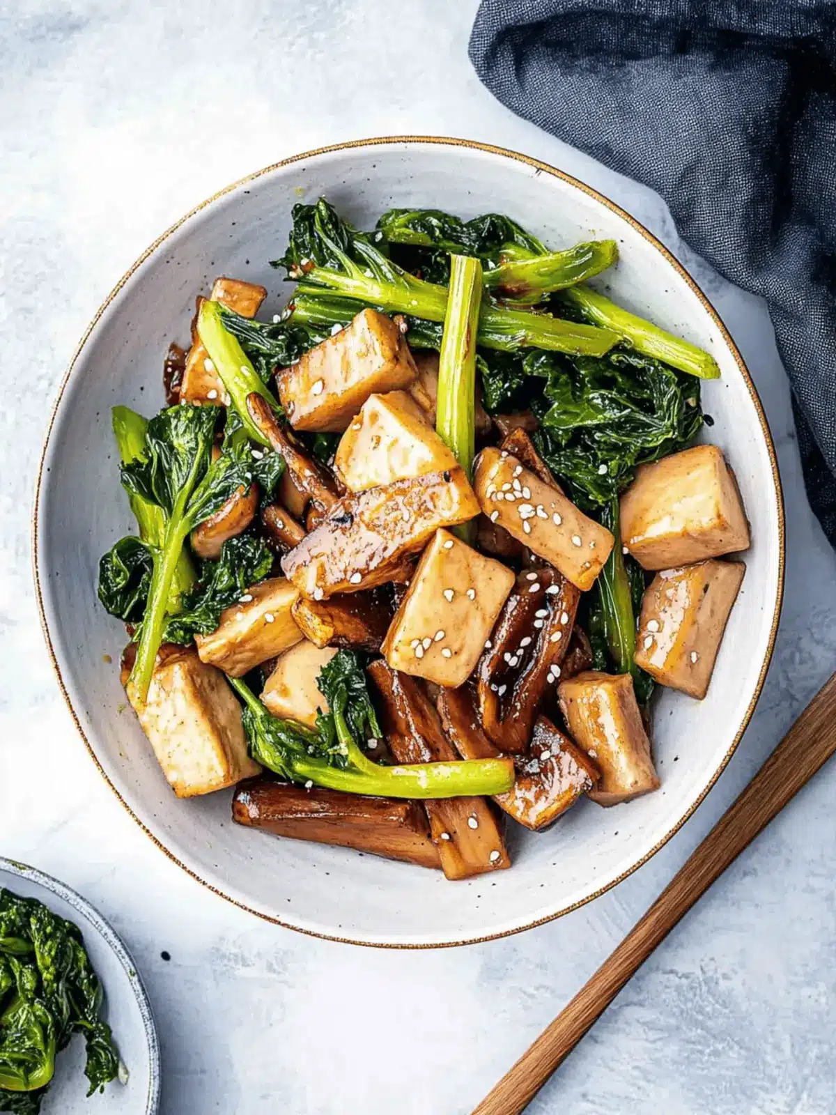 Pilz- und Tofu-Pfanne (25 Minuten)