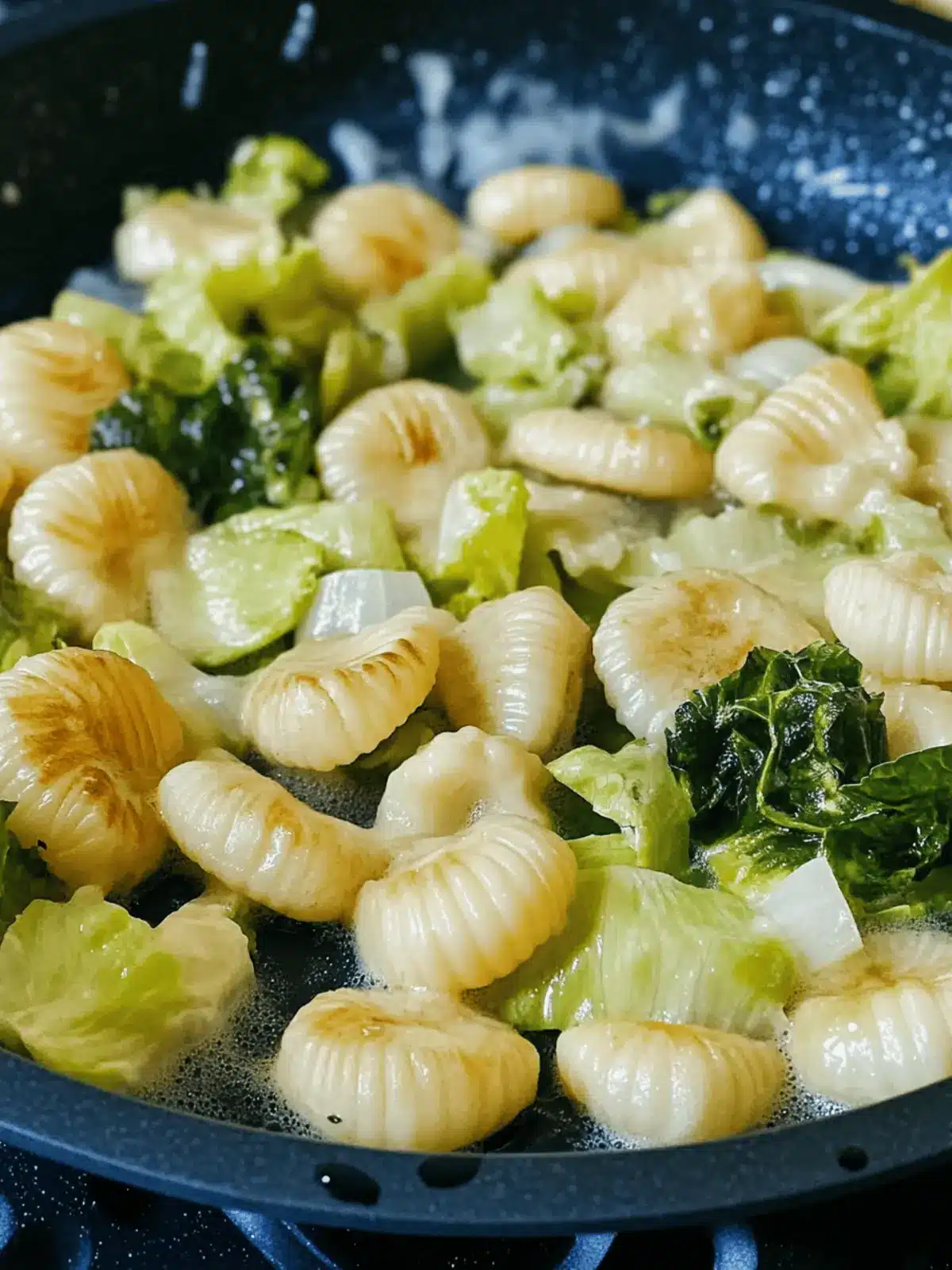 Einfache Gnocchi Wirsing Pfanne für ein schnelles Abendessen 3 Einfache Gnocchi Wirsing Pfanne