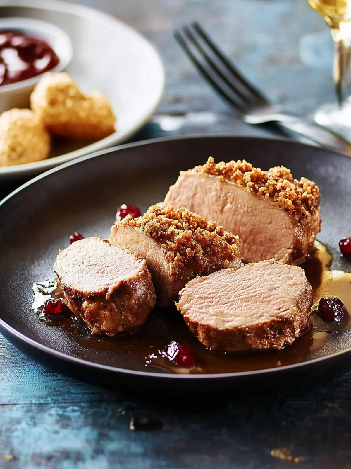 Schweinefilet mit Maronenhaube – Festlicher Genuss 3 Schweinefilet mit Maronenhaube