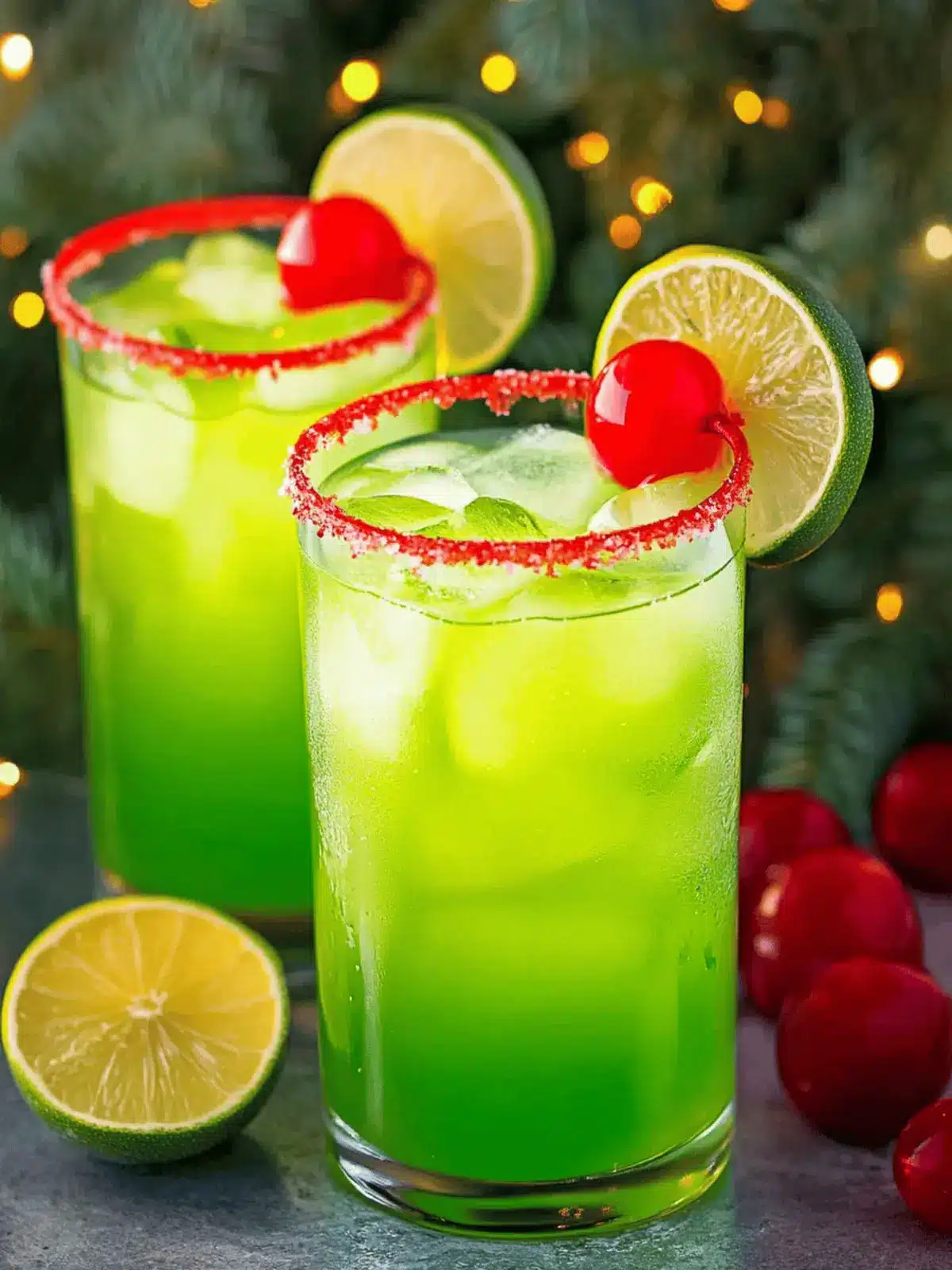 Festliche Grinch-Cocktail für fröhliche Feiertage 4 Festliche Grinch-Cocktail