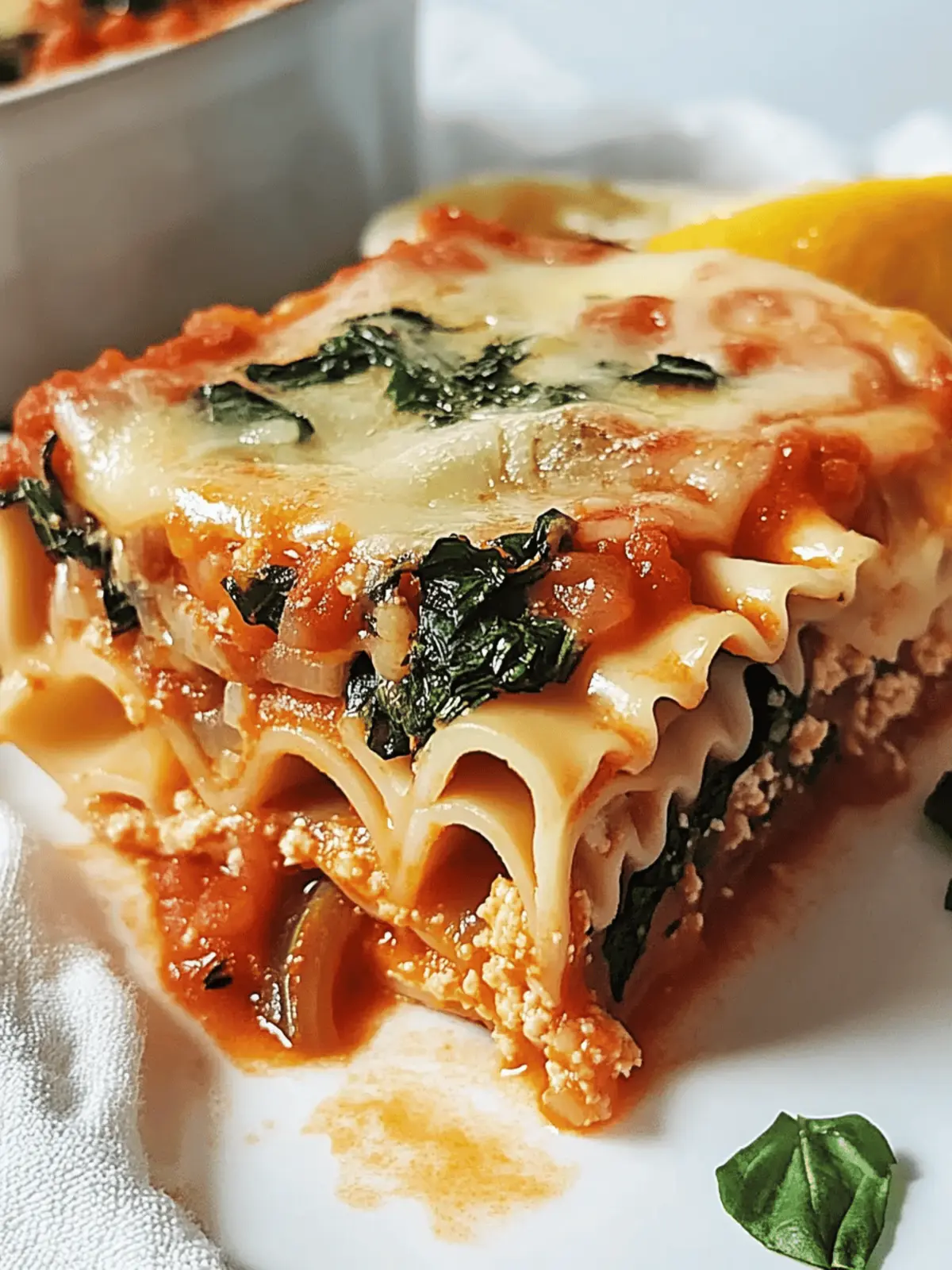 Vegane Lasagne Rollen