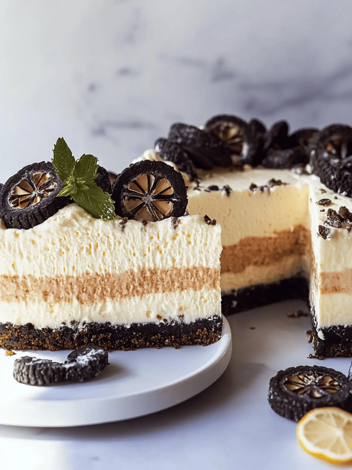 Oreo-Kuchen ohne Mehl: Der perfekte Genuss 4 Oreo-Kuchen ohne Mehl