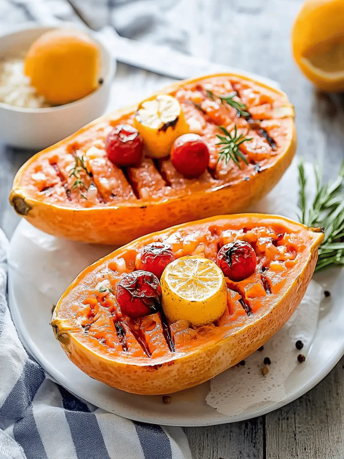 Butternut squash from the oven