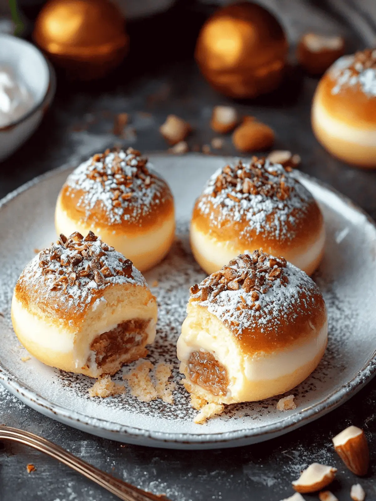 Cremige Käsekuchen-Kugeln schnell und einfach zubereitet 3 Cremige Käsekuchen-Kugeln