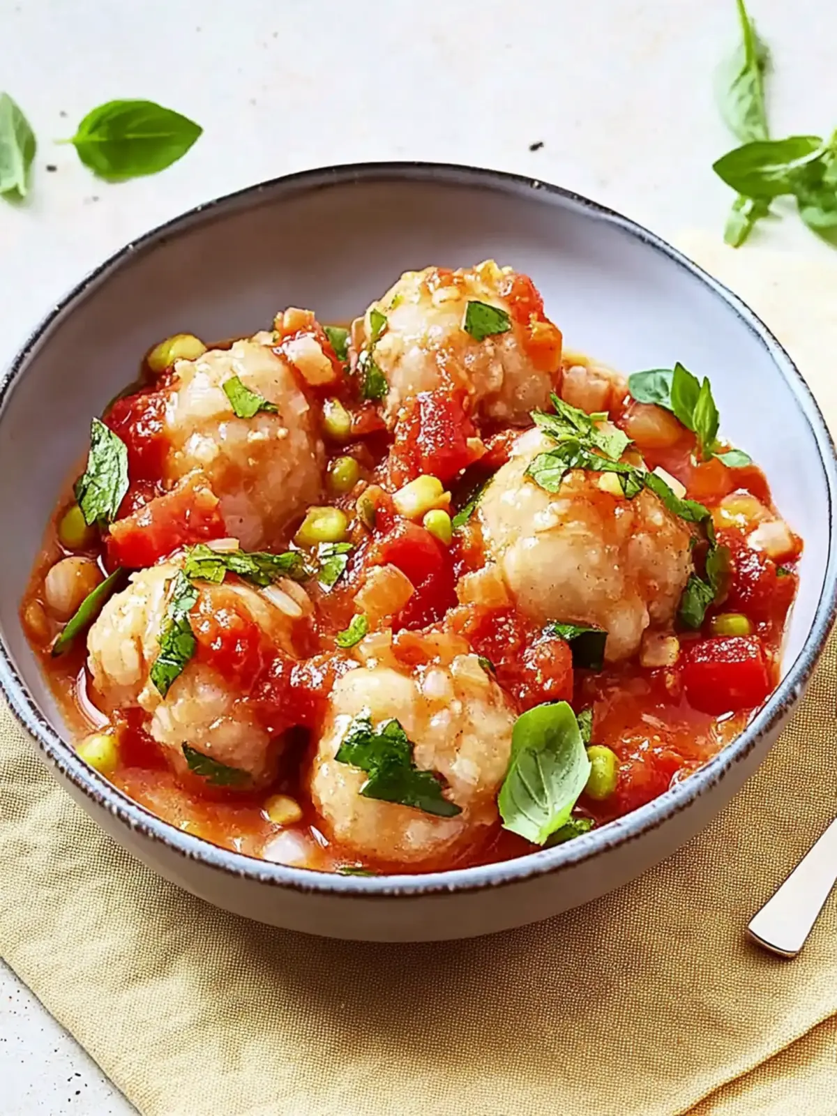 Knödelauflauf mit Linsenbolognese