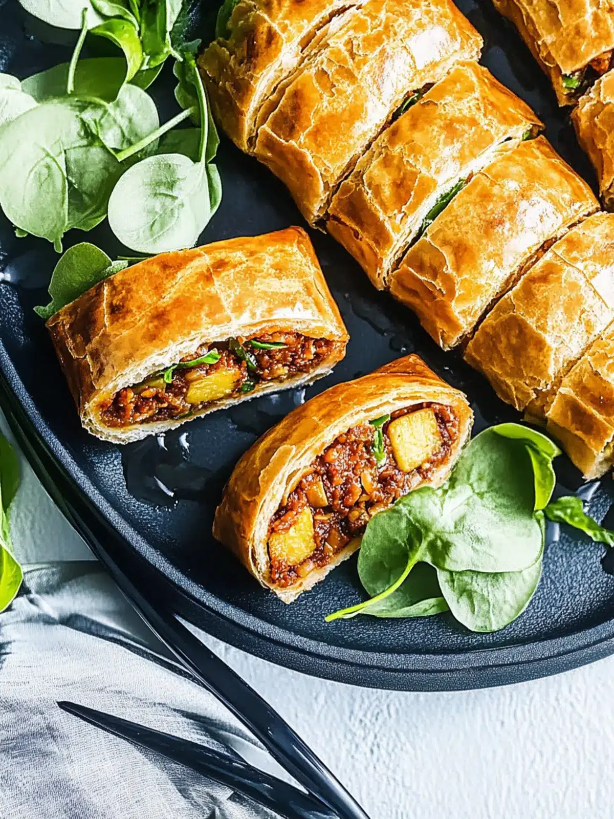 Puff Pastry Mit Hackfleisch Und Käse Begeistern 3 Puff pastry filled with minced meat and cheese