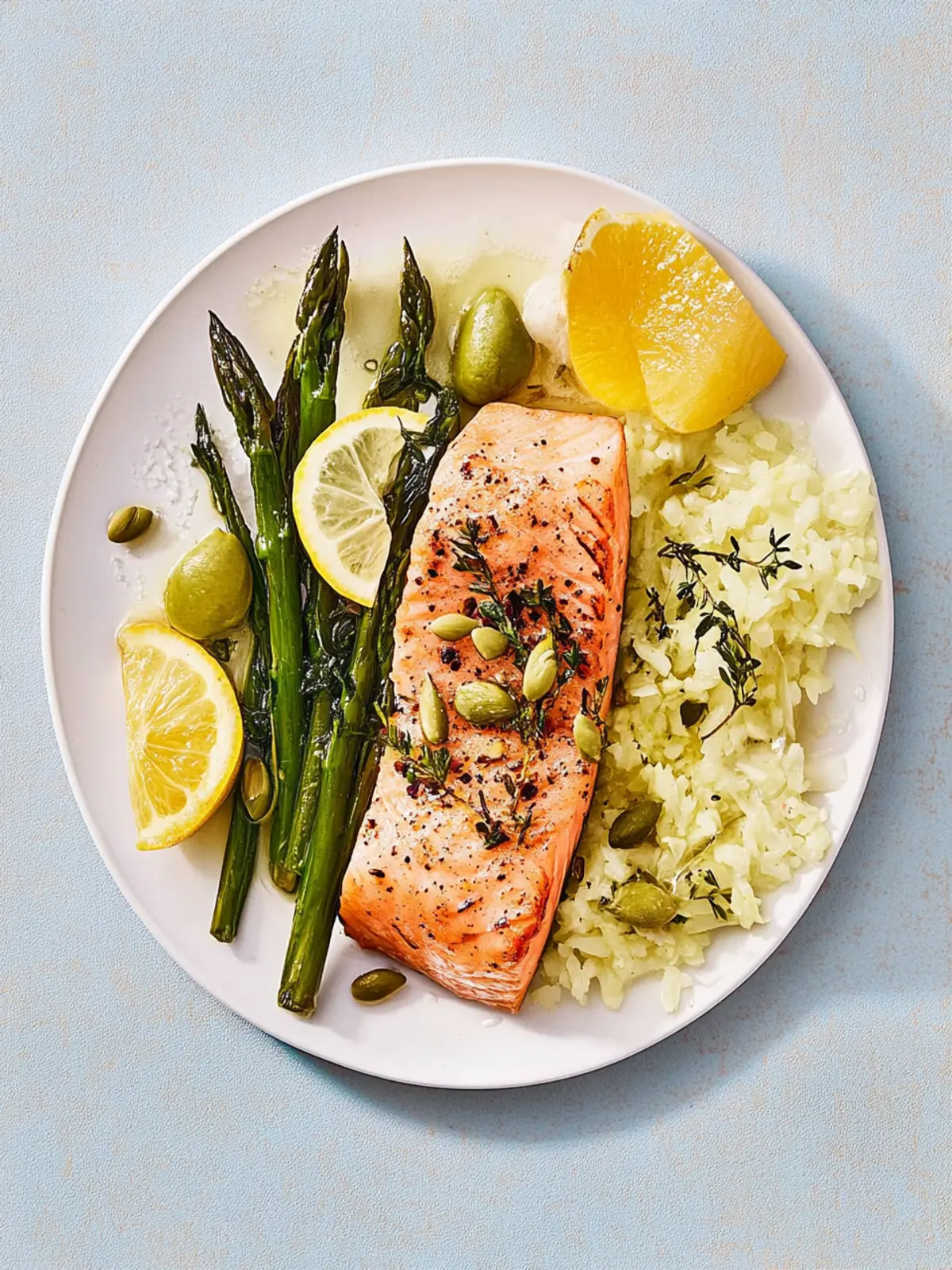 Zitronenlachs aus dem Ofen mit cremigem Kartoffelpüree 2 Zitronenlachs aus dem Ofen