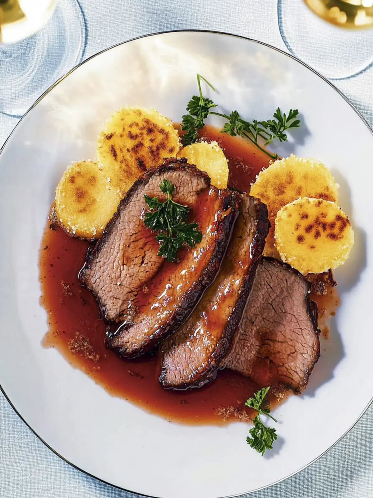 Saftiger Schmorbraten mit viel Sauce für Genießer 5 Saftiger Schmorbraten mit viel Sauce