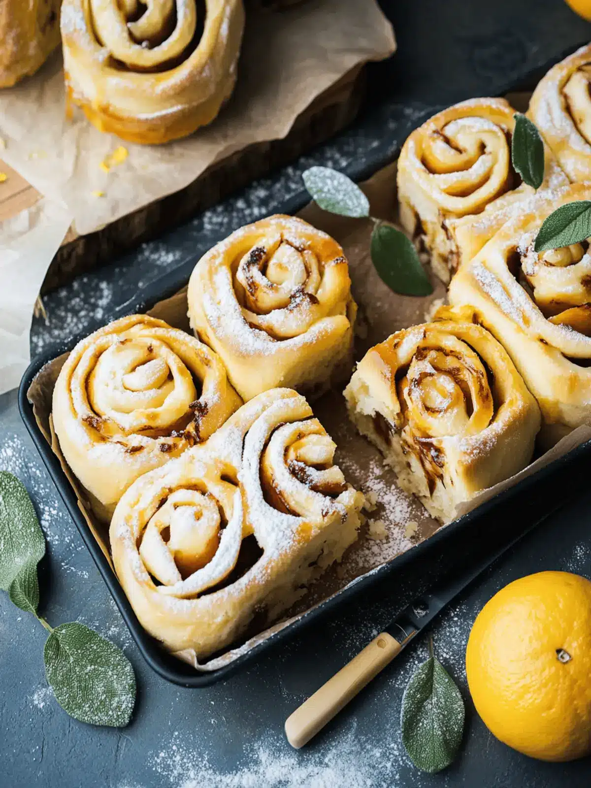 Apfel Zimt Schnecken – Himmlisch und einfach backen 4 Apfel Zimt Schnecken
