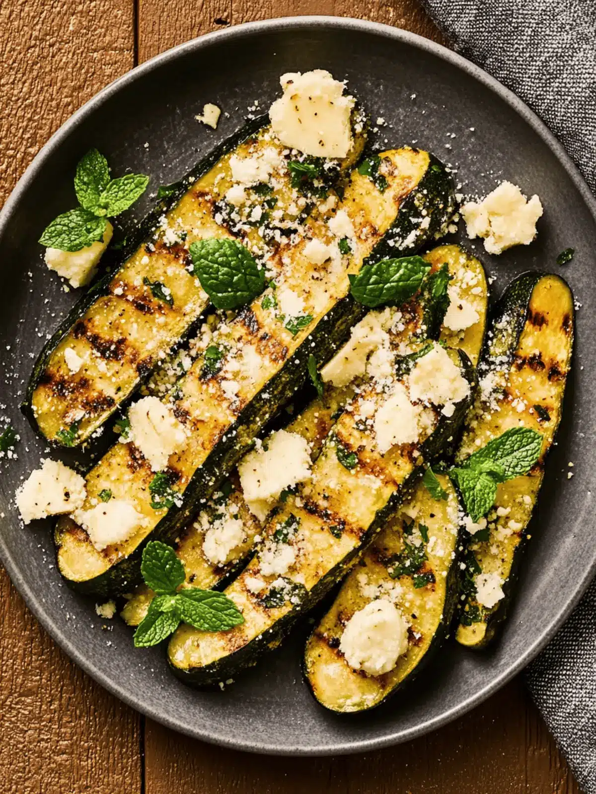 Marinierte & Gegrillte Zucchini-Planken für den Sommer 4 Marinierte & Gegrillte Zucchini-Planken