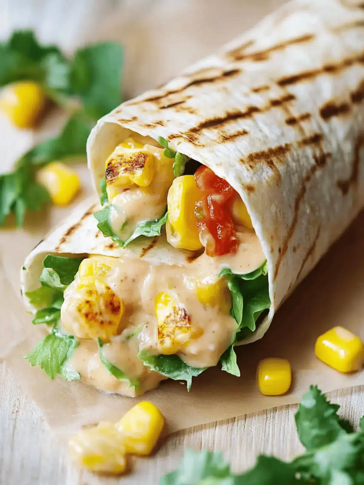 Käse-Geschmack Hühnchen Wraps für schnelle Genussmomente 2 Käse-Geschmack Hühnchen Wraps