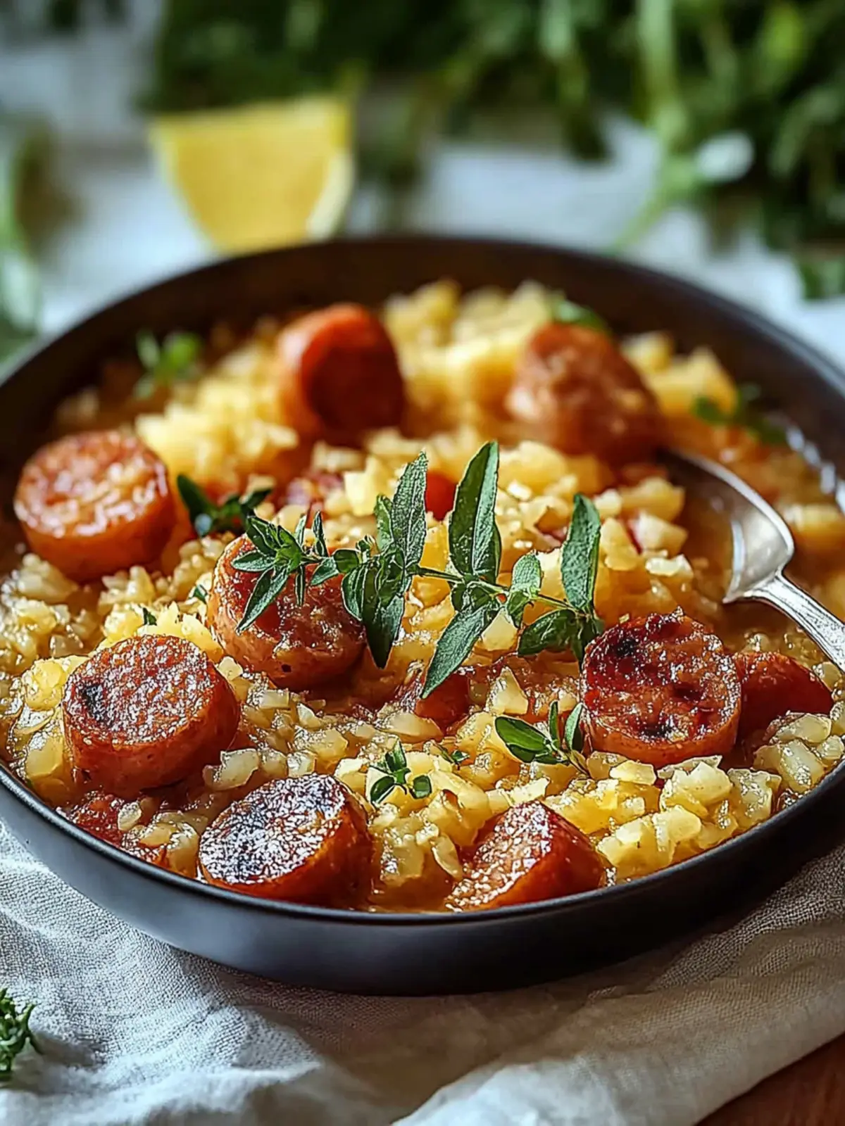 Wurst Reis Pfanne – Schnelles Wohlfühlessen 4 Wurst Reis Pfanne