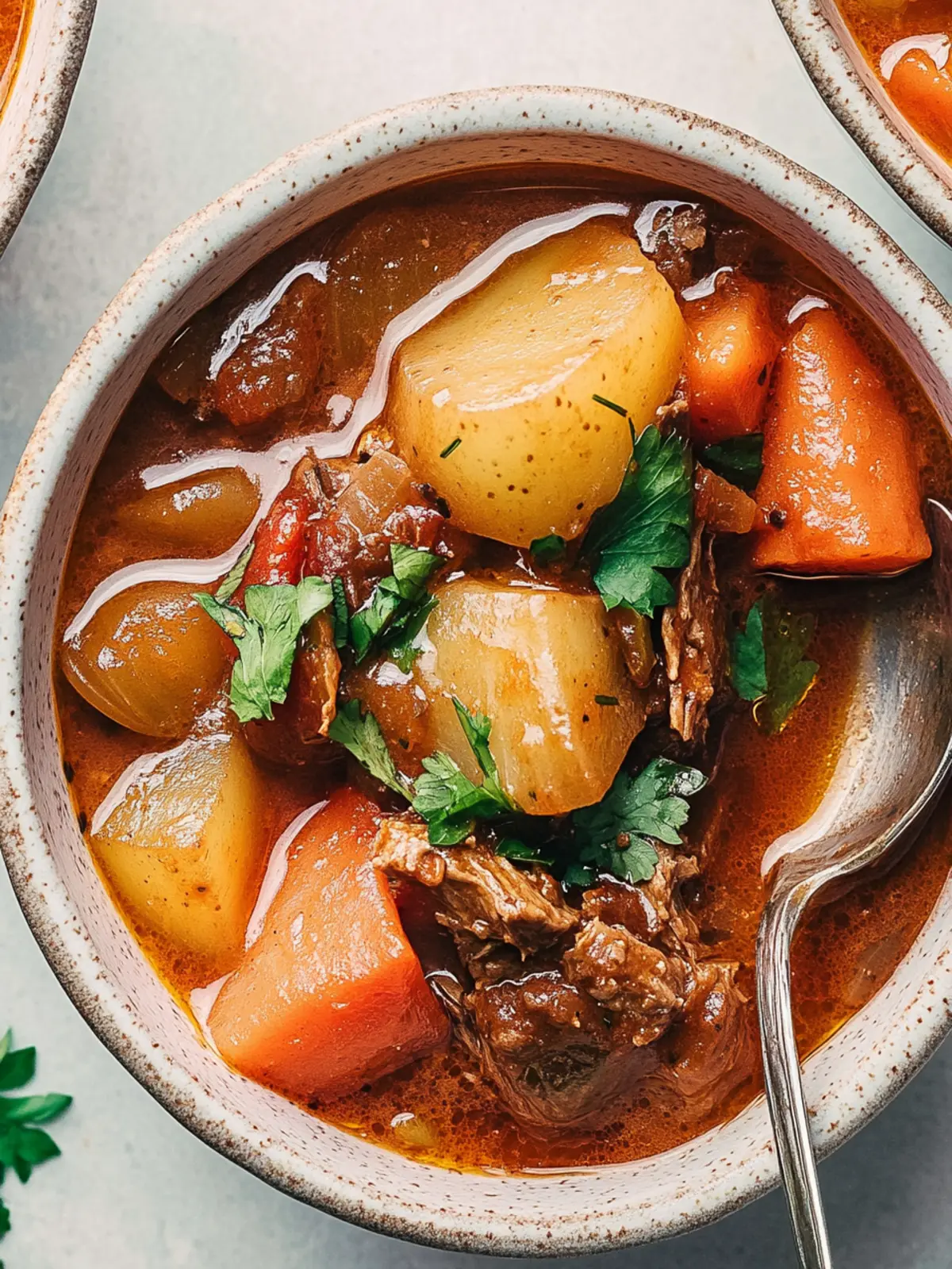 Omas einfacher Rindereintopf mit Kartoffeln und Möhren 3 Omas einfacher Rindereintopf mit Kartoffeln und Möhren