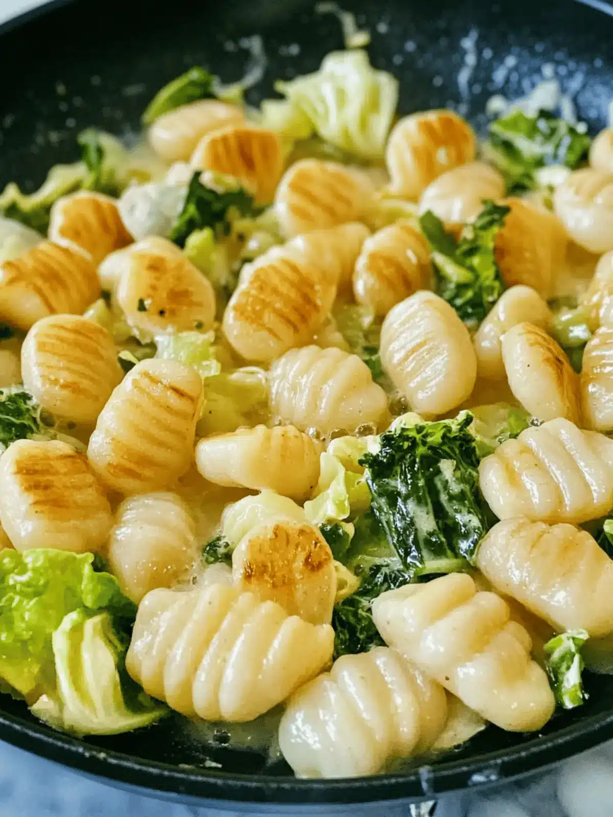 Einfache Gnocchi Wirsing Pfanne für ein schnelles Abendessen 5 Einfache Gnocchi Wirsing Pfanne
