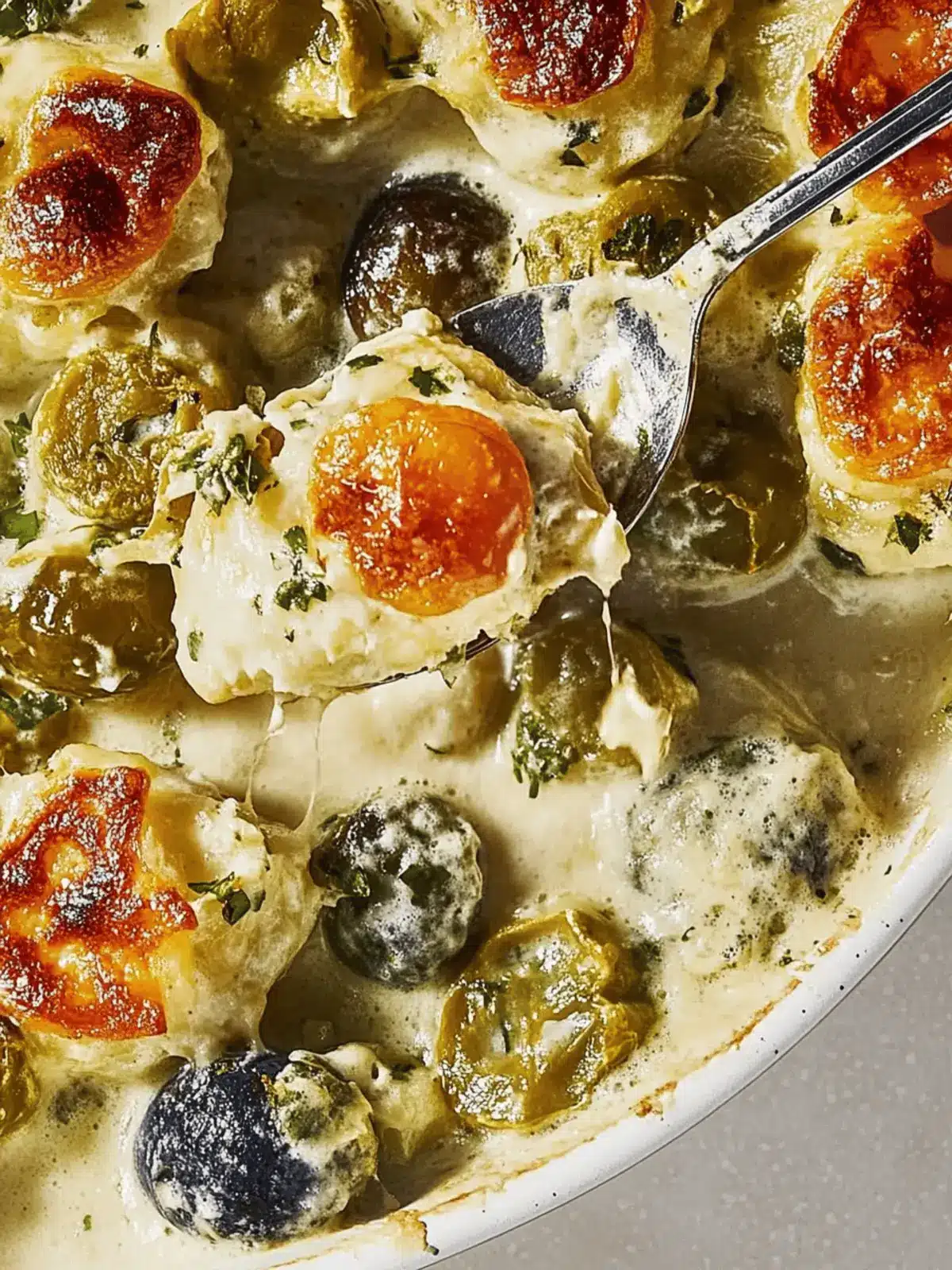 Cremeverseckte Rosenkohl für ein festliches Dinner 2 Cremeverseckte Rosenkohl