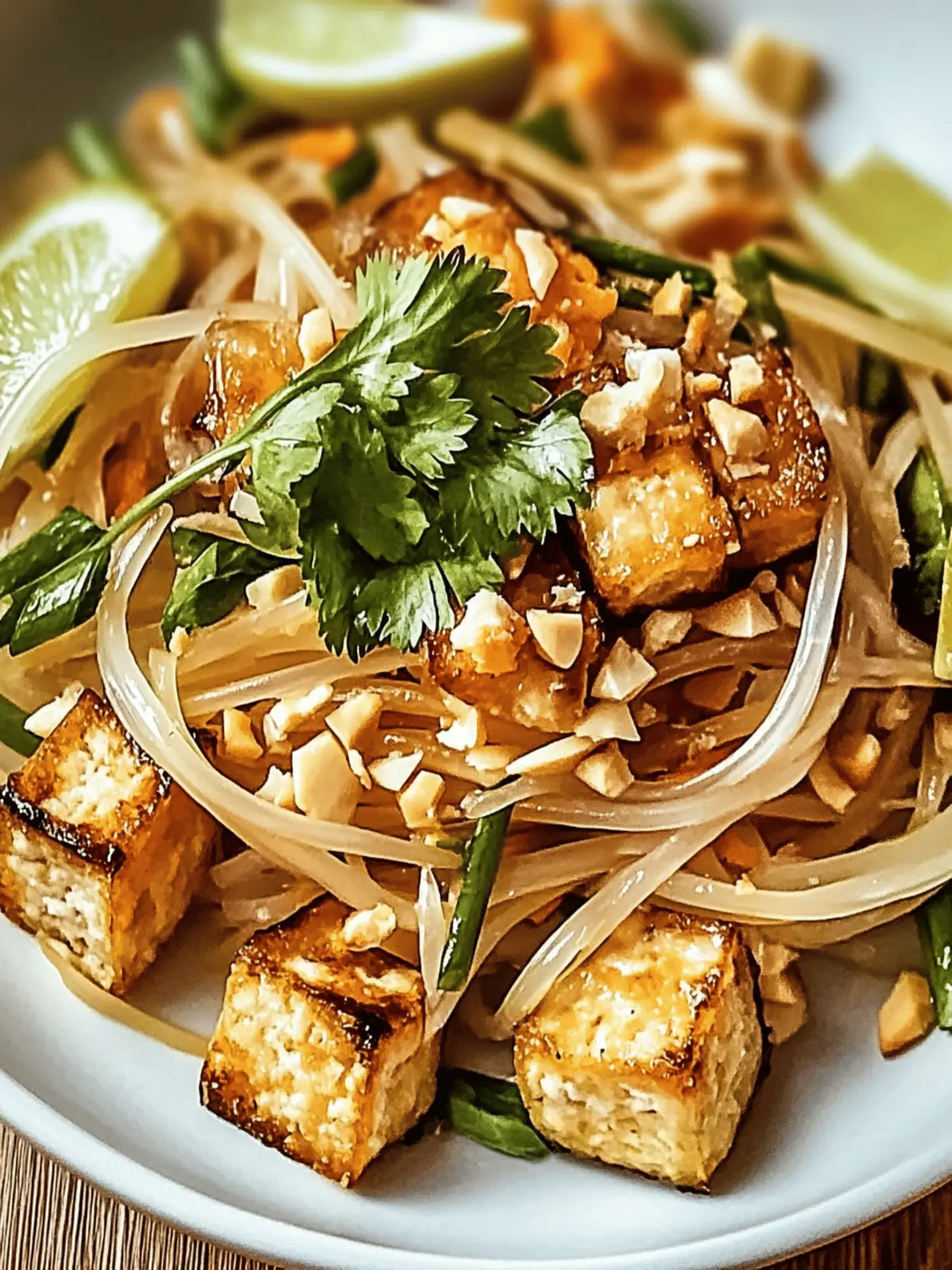 Veganes Tofu Pad Thai – Schnell und Lecker Kochen 4 Veganes Tofu Pad Thai