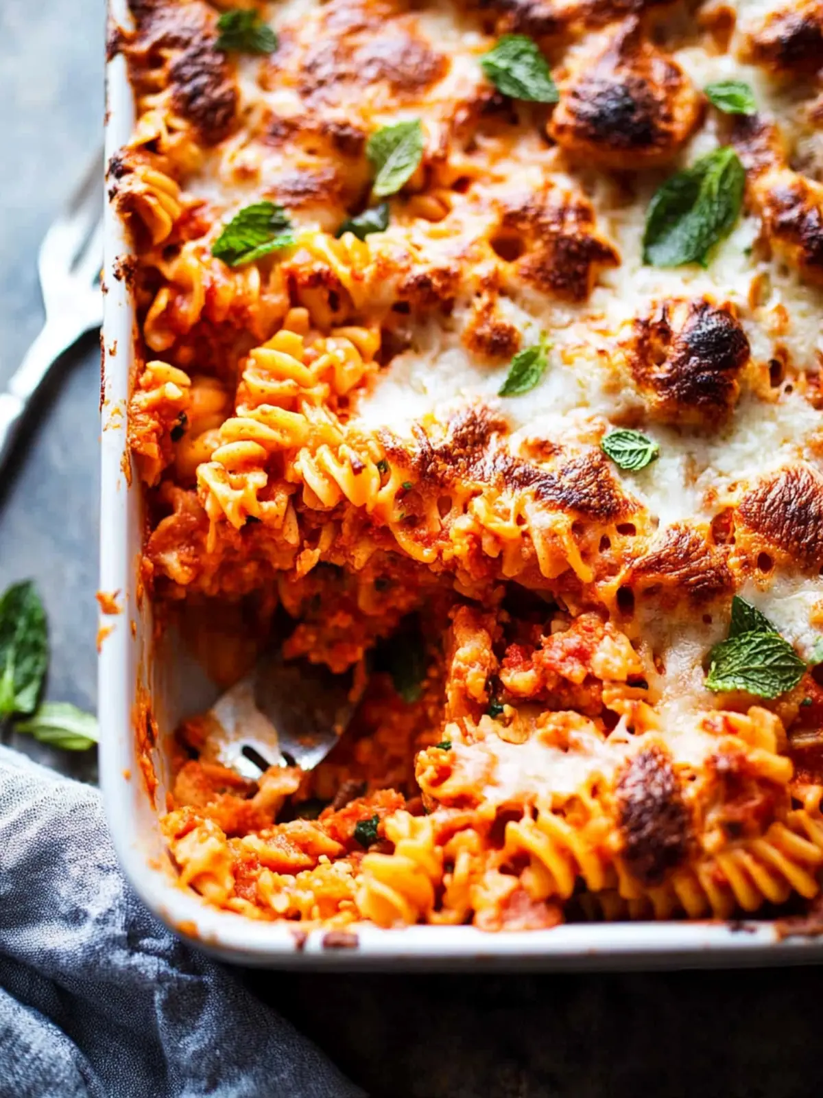 Schneller Nudelauflauf mit Hackfleisch und Gemüse 3 Pasta casserole with minced meat and vegetables