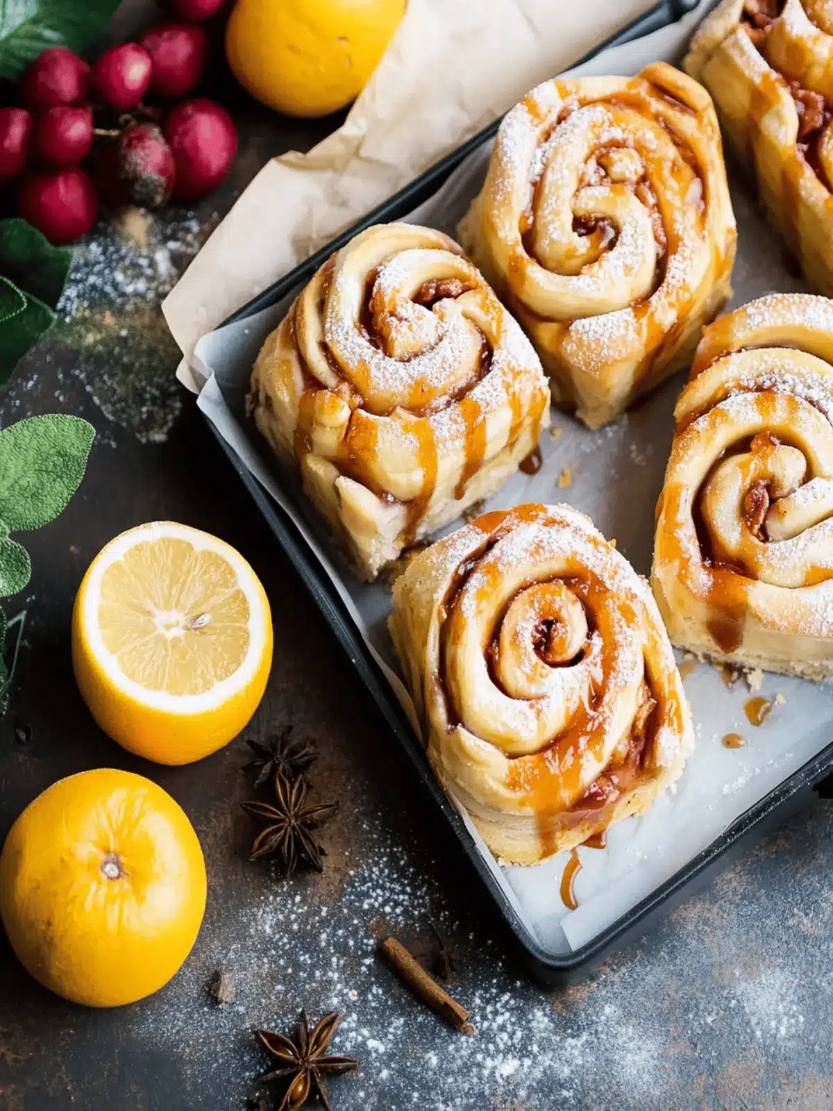 Apfel Zimt Schnecken – Himmlisch und einfach backen 2 Apfel Zimt Schnecken