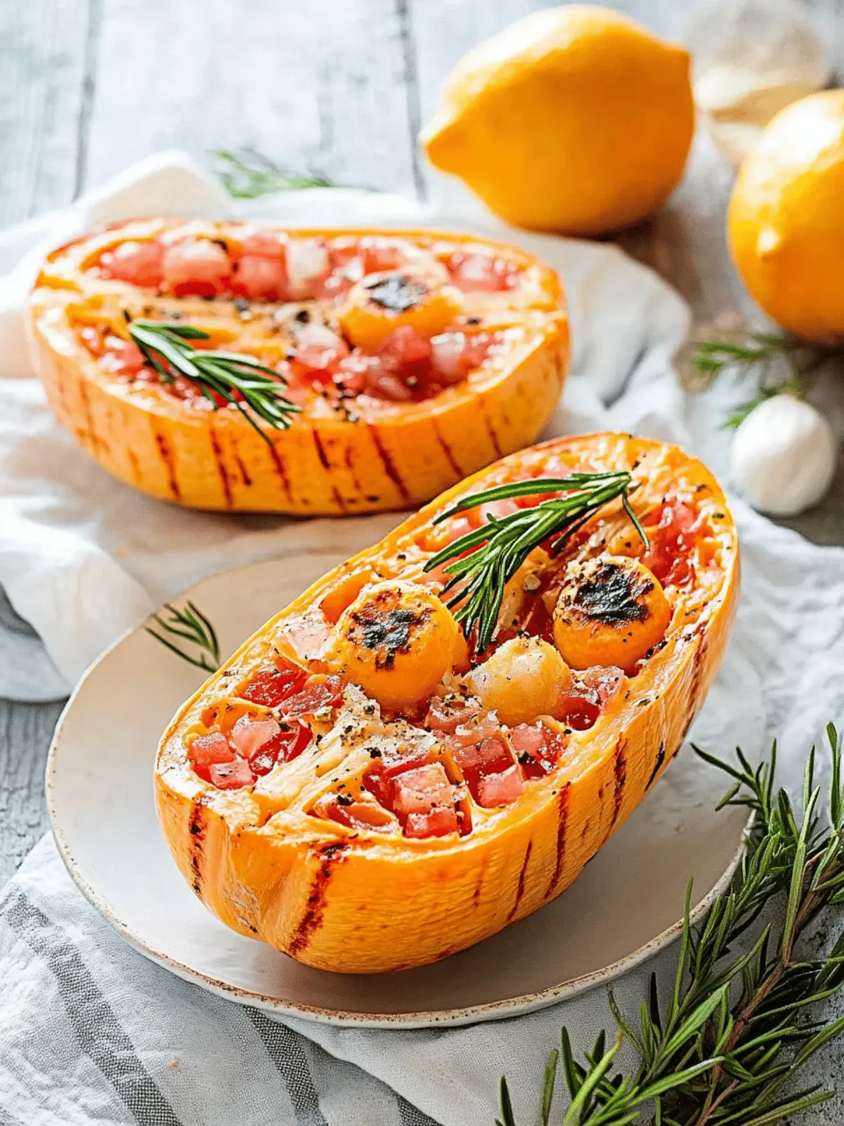 Butternut squash from the oven