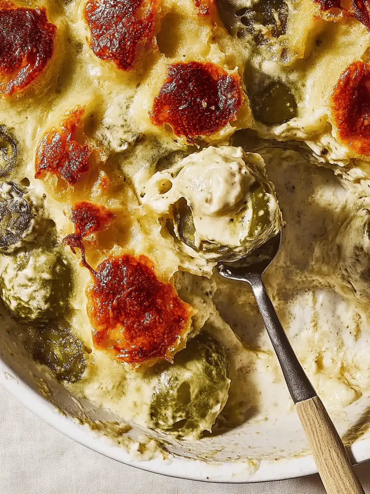 Cremeverseckte Rosenkohl für ein festliches Dinner 4 Cremeverseckte Rosenkohl