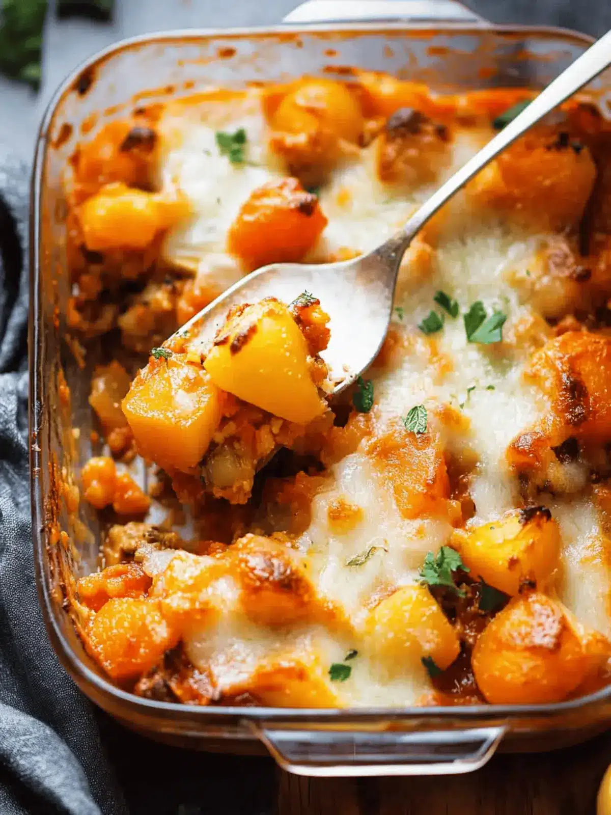 Butternut Kürbis Auflauf mit Gnocchi – Einfach und Lecker 4 Butternut squash casserole with gnocchi