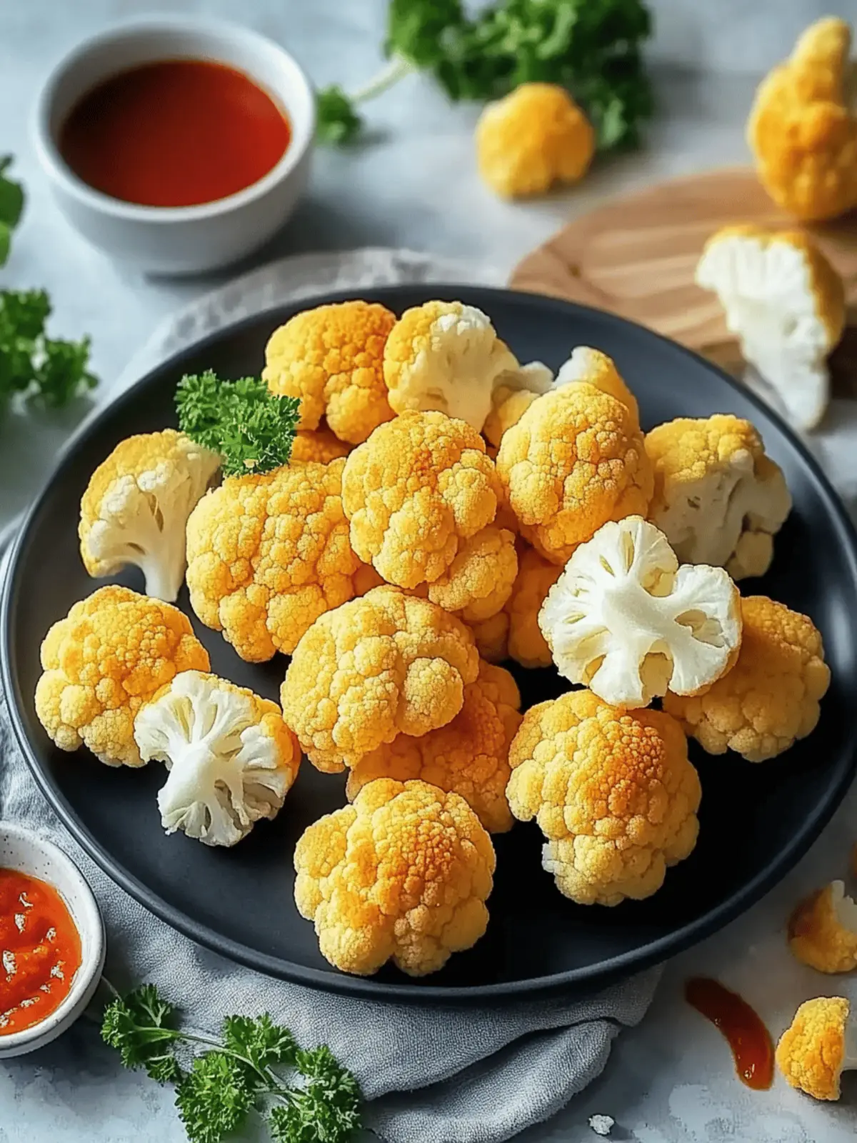 Crispy Cauliflower Nuggets aus dem Ofen für jeden Tag 5 Crispy cauliflower nuggets from the oven