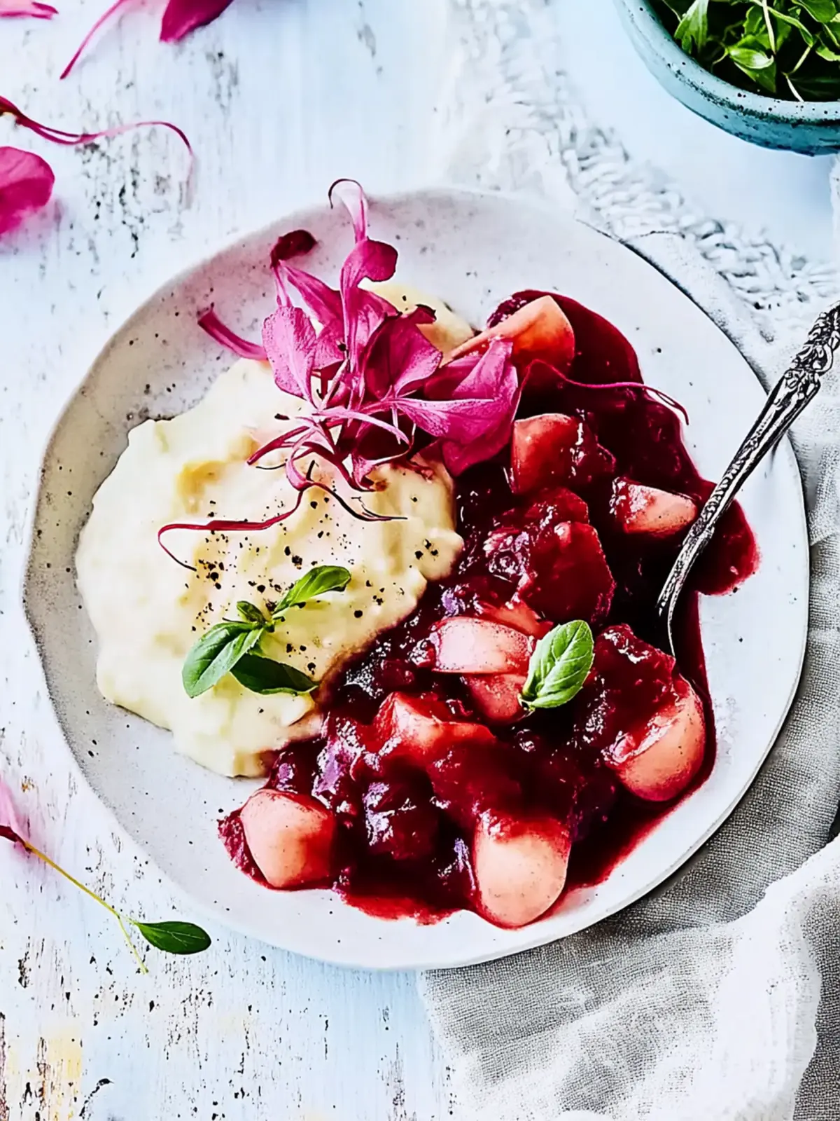 Rote Bete nach Burgunderart: Veganes Wohlfühlessen 4 Rote Bete nach Burgunderart