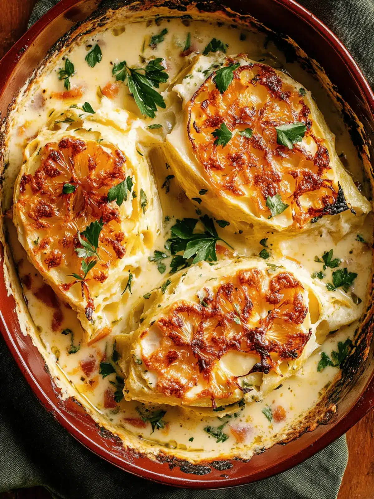 Cremig überbackener Spitzkohl mit Café de Paris Crust 2 Creamy baked pointed cabbage with Café de Paris crust