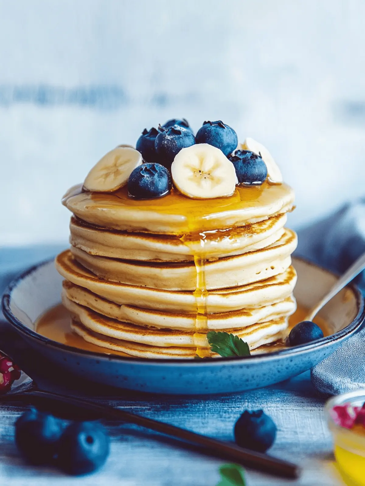 Joghurt-Pfannkuchen: Perfekt für dein Frühstück 2 Joghurt-Pfannkuchen