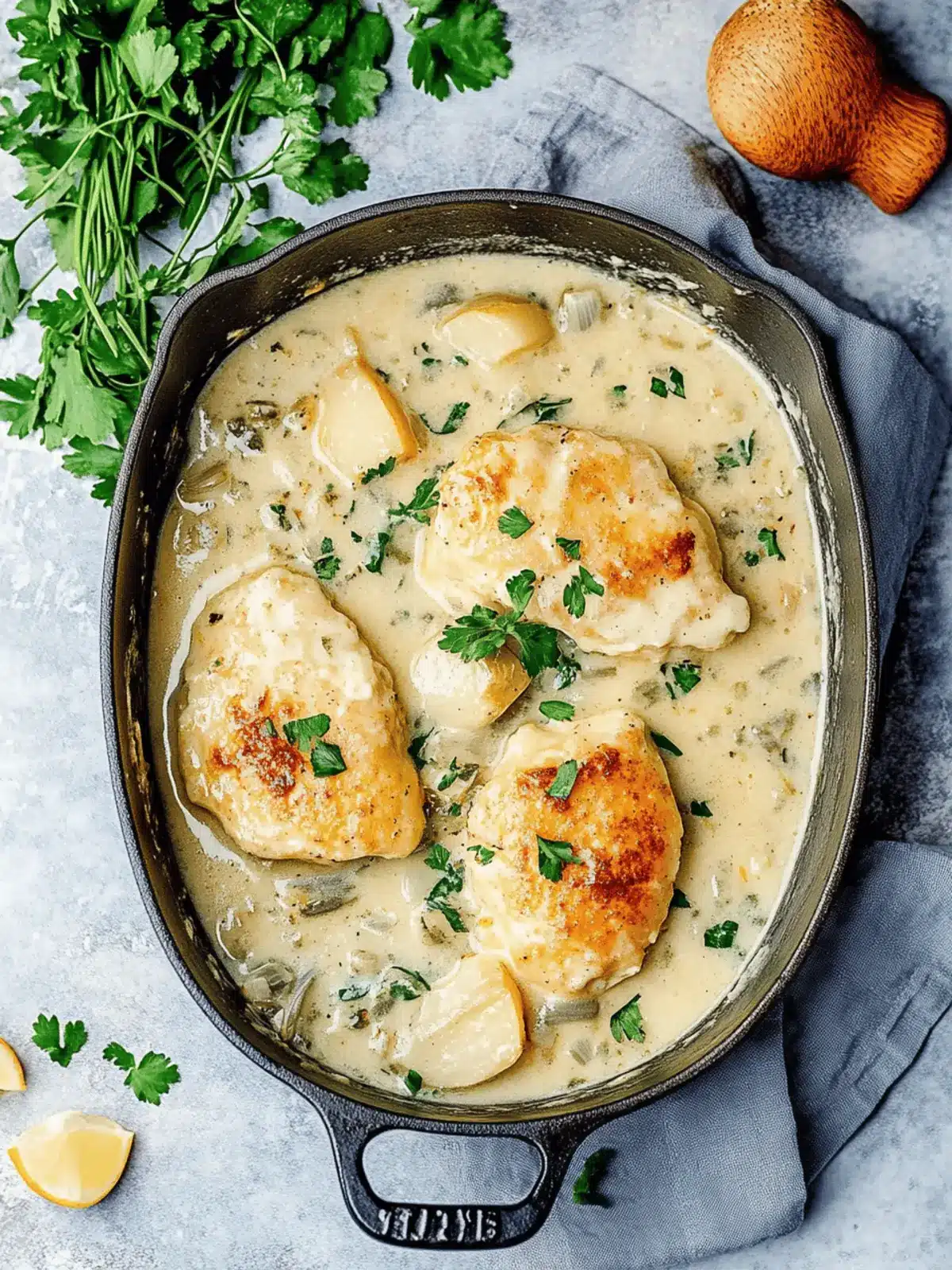 Hähnchenbrust in Sahnesauce schnell und lecker genießen 2 Hähnchenbrust in Sahnesauce