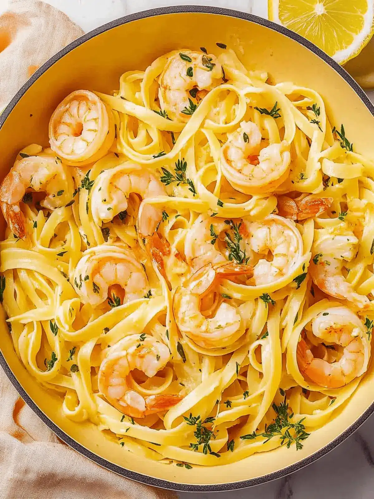 Knoblauchbutter Garnelen Pasta für schnelle Sommerabende 2 Knoblauchbutter Garnelen Pasta