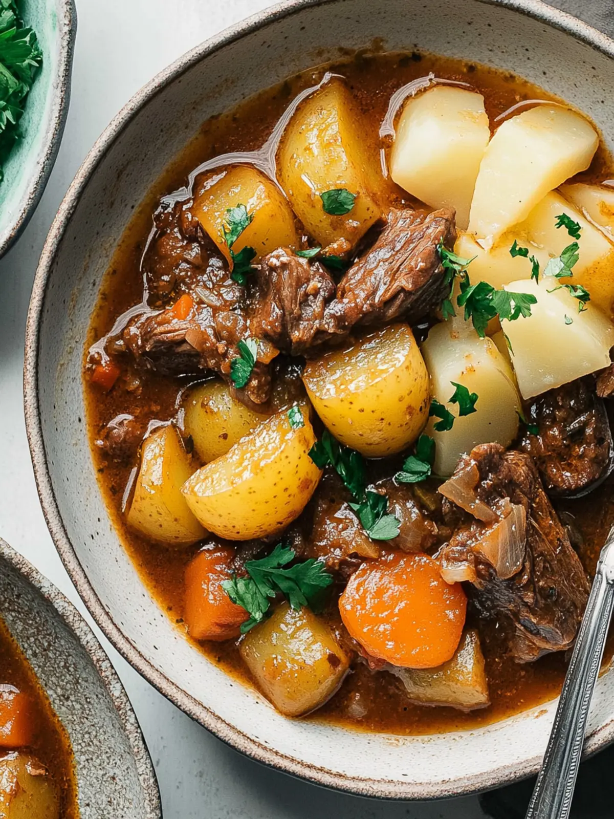 Omas einfacher Rindereintopf mit Kartoffeln und Möhren 3 Omas einfacher Rindereintopf mit Kartoffeln und Möhren