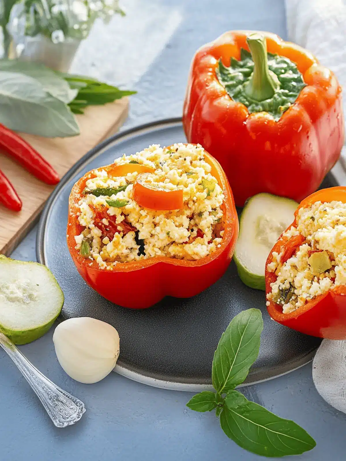 Gefüllte Paprika Türkischer Art: Ein Genuss für Zuhause 4 Stuffed peppers in Turkish style