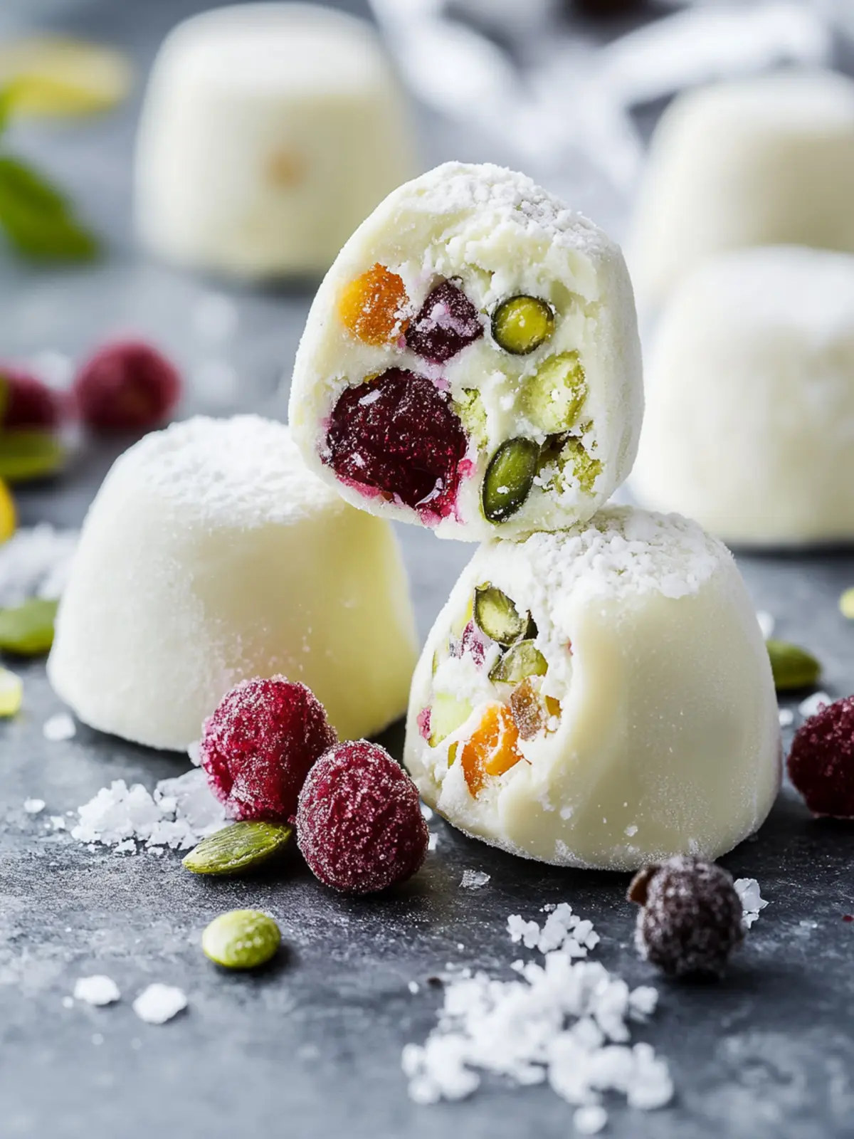 Verführerische Weihnachtspralinen ohne Backen 4 Weihnachtspralinen