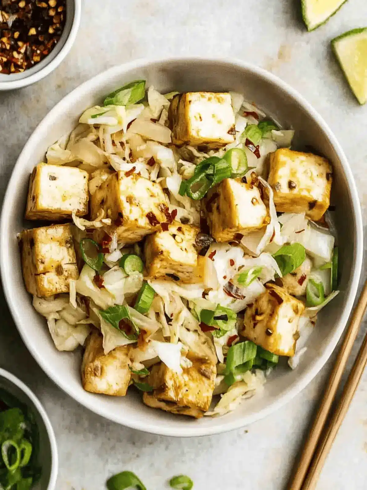 Tofu Kohlgemüse Pfanne – Schnelles und gesundes Gericht 4 Tofu Kohlgemüse Pfanne