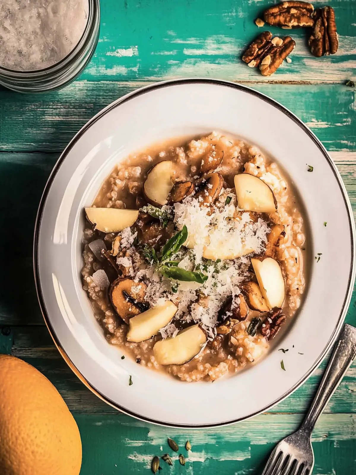 Topinambur & Champignon Risotto für Gemütliche Abende 5 Topinambur & Champignon Risotto