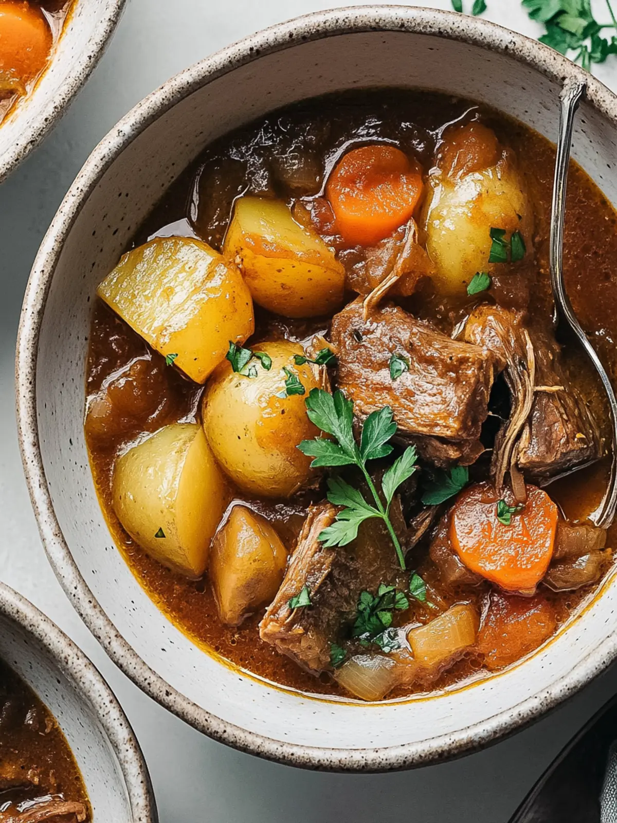 Omas einfacher Rindereintopf mit Kartoffeln und Möhren 4 Omas einfacher Rindereintopf mit Kartoffeln und Möhren