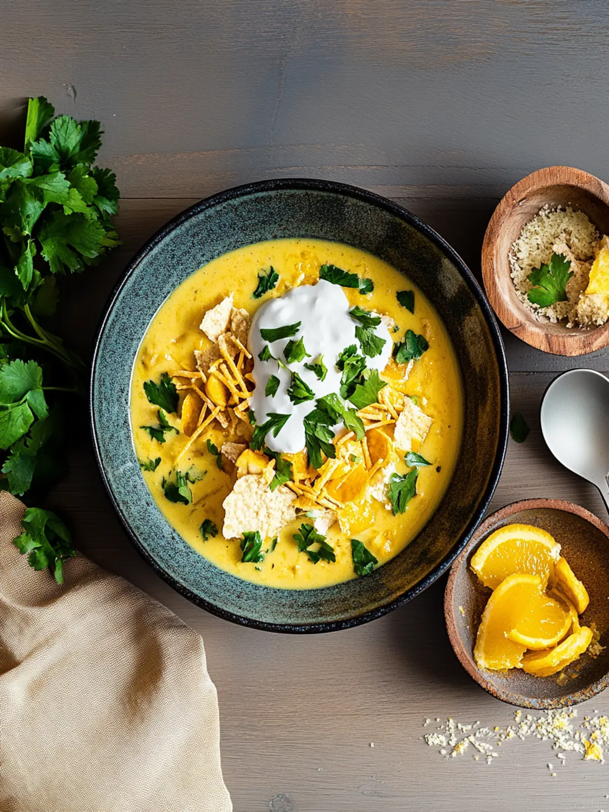 Brokkolisuppe mit Cheddar für jeden Abend 5 Brokkolisuppe mit Cheddar