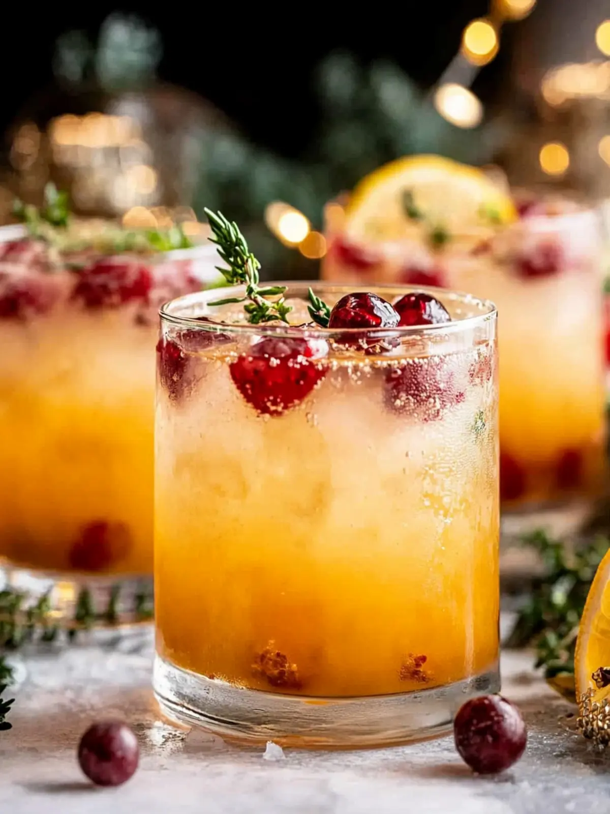 Fröhlicher, fruchtiger Weihnachten Zitruscocktail 2 Fröhlicher, fruchtiger Weihnachten Zitruscocktail