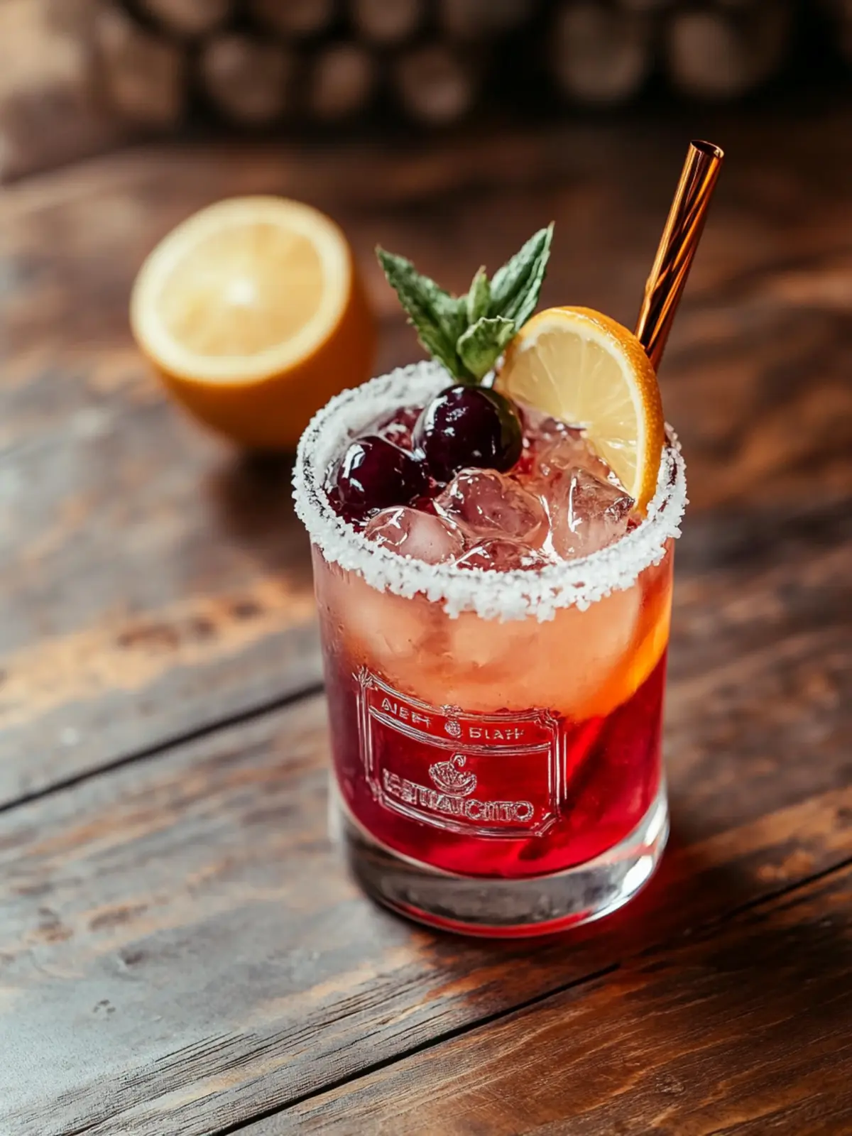 Winter Margarita mit würzigem Cranberry-Sirup 3 Winter Margarita