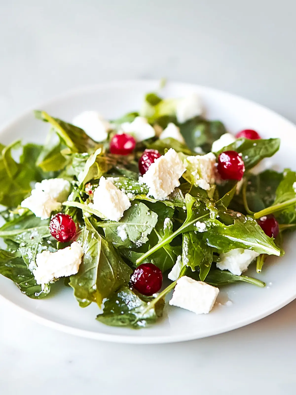 Rucola, Ziegenkäse und Granatapfelsalat im Nu 2 Rucola, Ziegenkäse und Granatapfelsalat