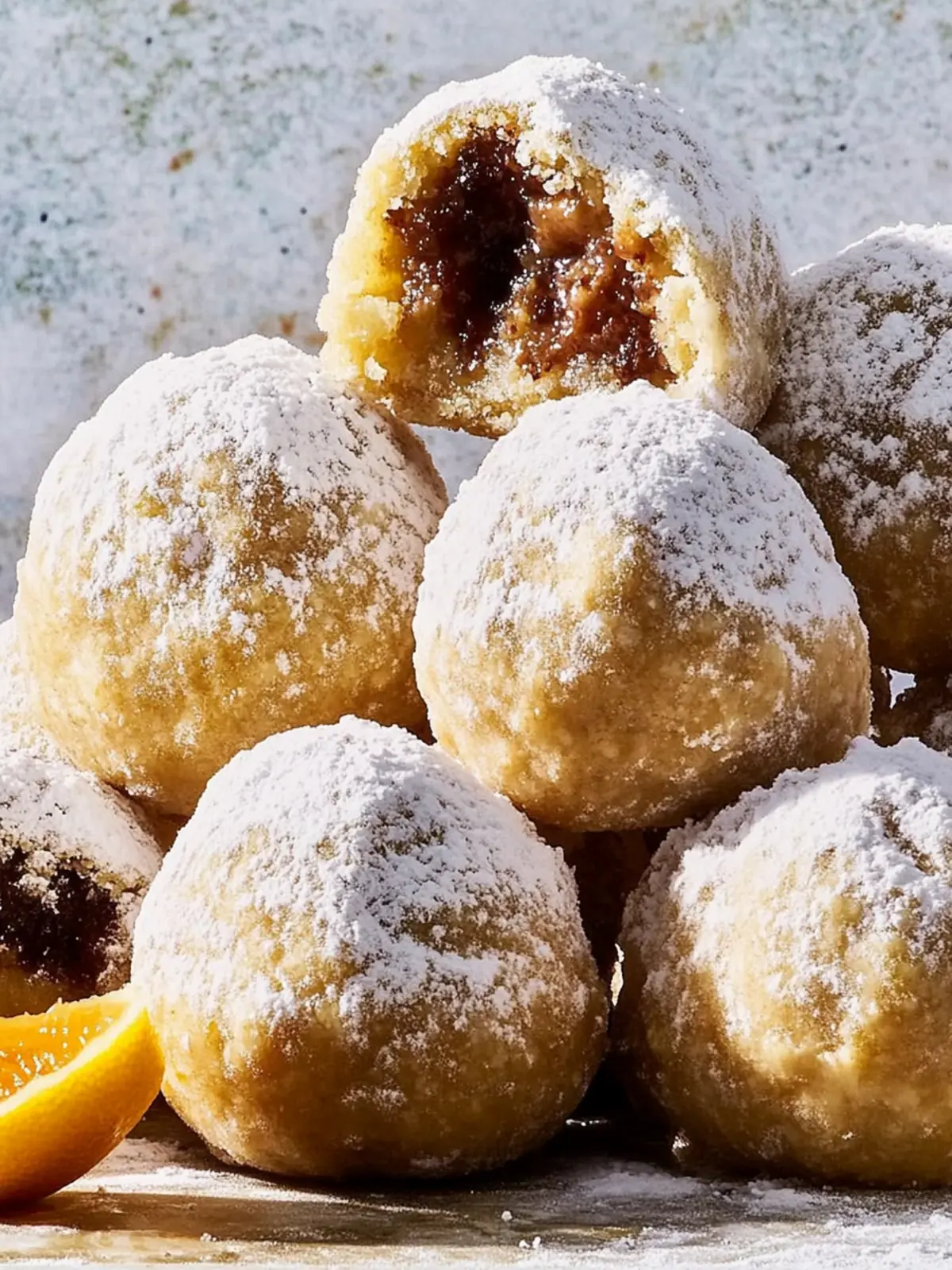 Nutella-gefüllte Schneeballkekse für Festtagsfreude 3 Nutella-gefüllte Schneeballkekse