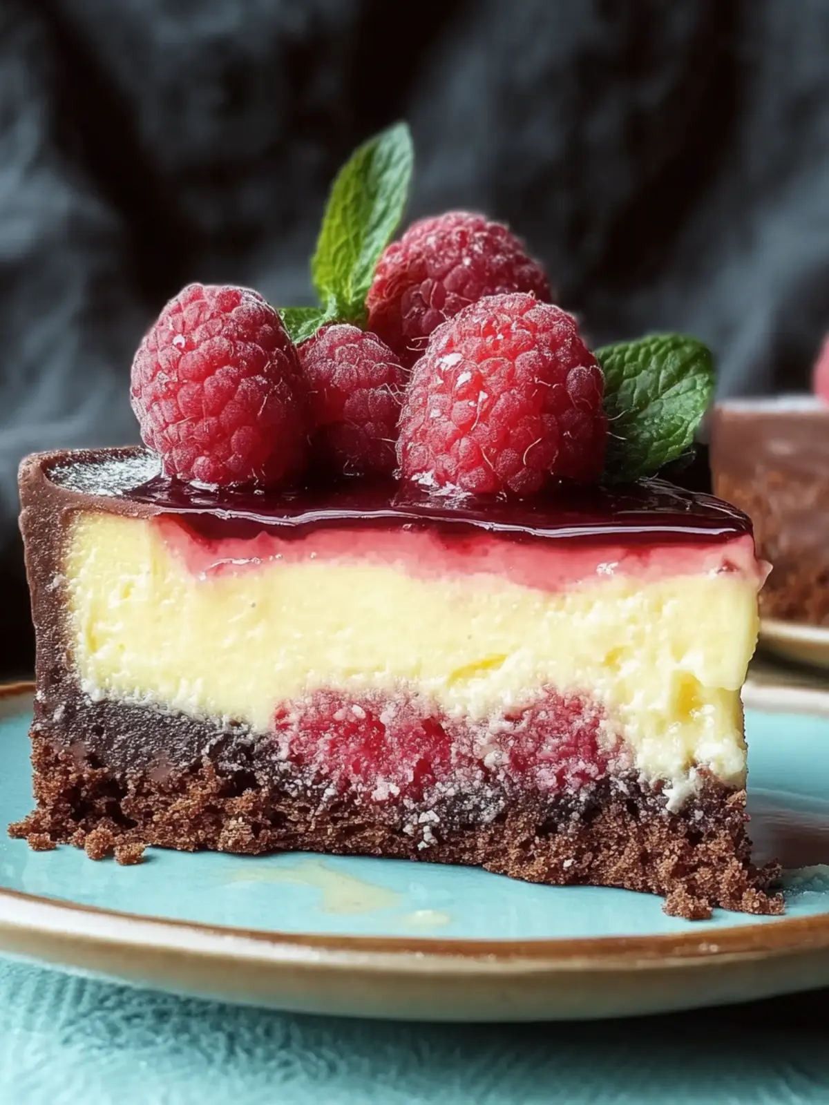 Himbeer-Brownie-Käsekuchen für süße Genussmomente 4 Himbeer-Brownie-Käsekuchen