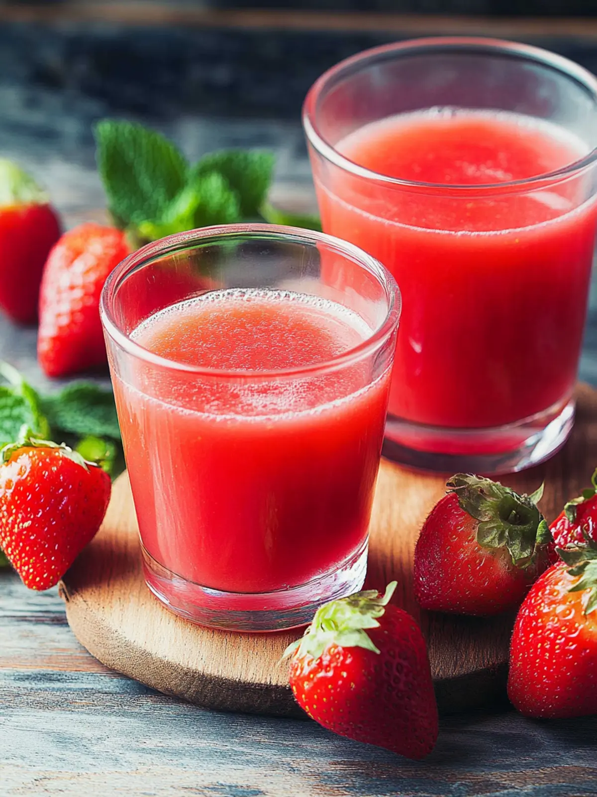 Winterlicher Erdbeerlimes: Erfrischender Genuss für die kalte Jahreszeit 2 Winterlicher Erdbeerlimes