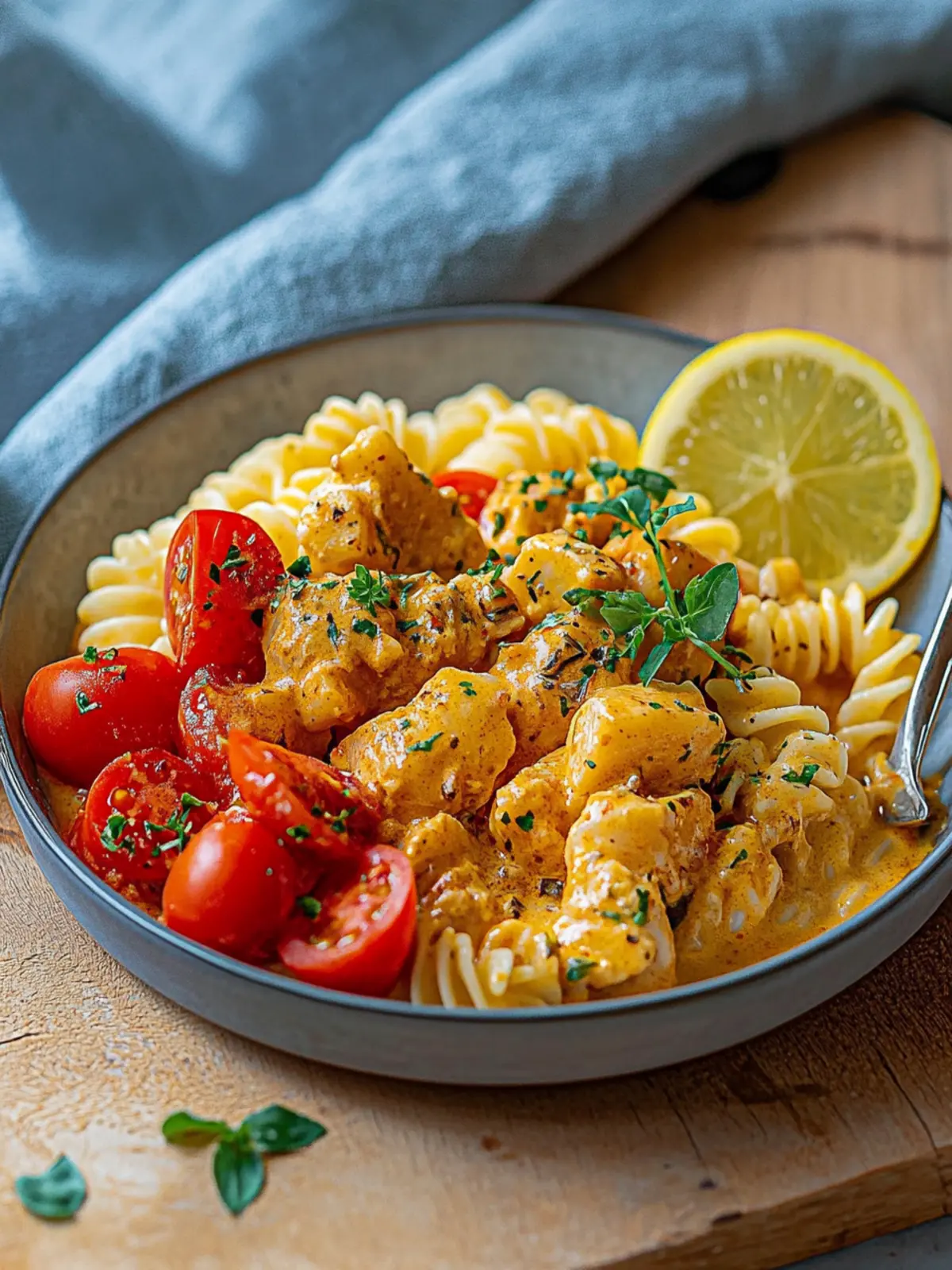 Paprika Sahne Hähnchen - Schnelles Familienrezept 4 Paprika Sahne Hähnchen