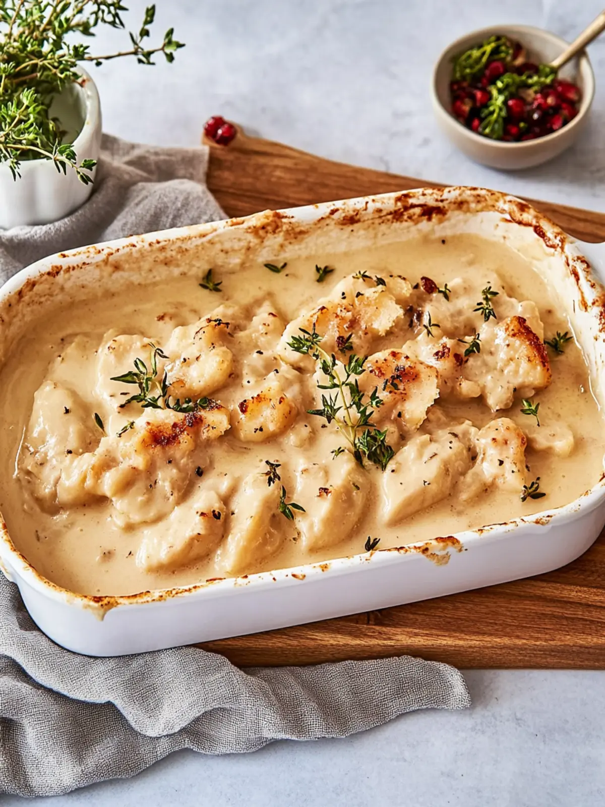 Zwiebel-Sahne-Hähnchen für gemütliche Abende 2 Zwiebel-Sahne-Hähnchen