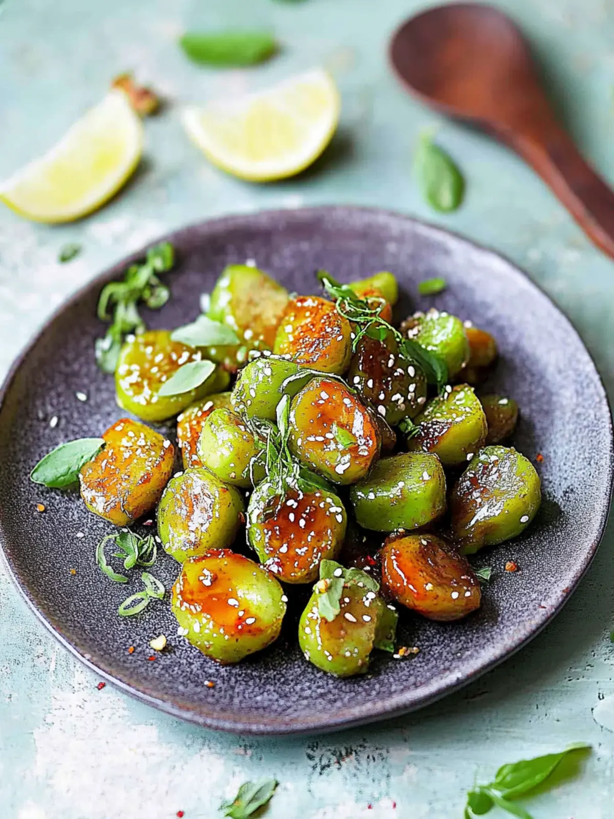 Asiatischer Rosenkohl mit Teriyaki-Sauce schnell zubereiten 2 Asiatischer Rosenkohl mit Teriyaki-Sauce