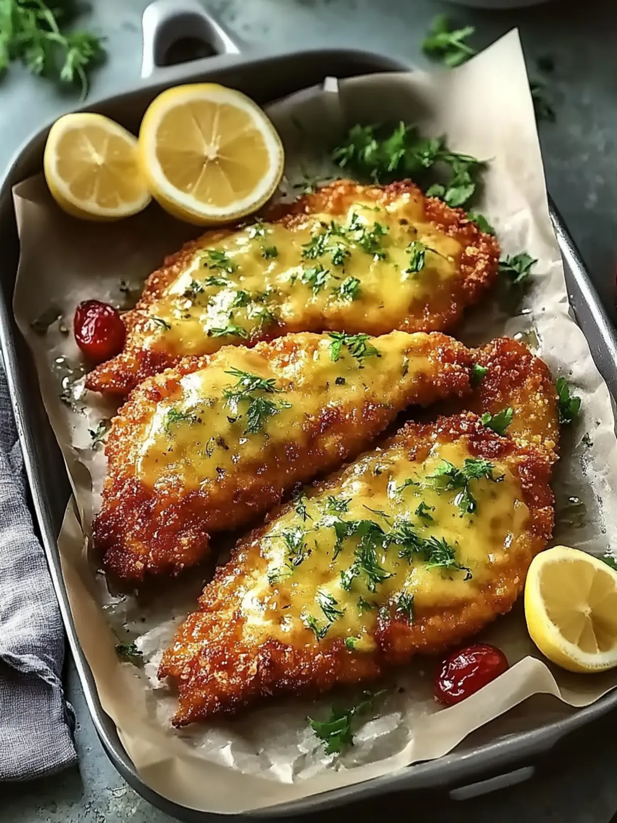 Überbackene Partyschnitzel für deine nächste Feier 4 Überbackene Partyschnitzel