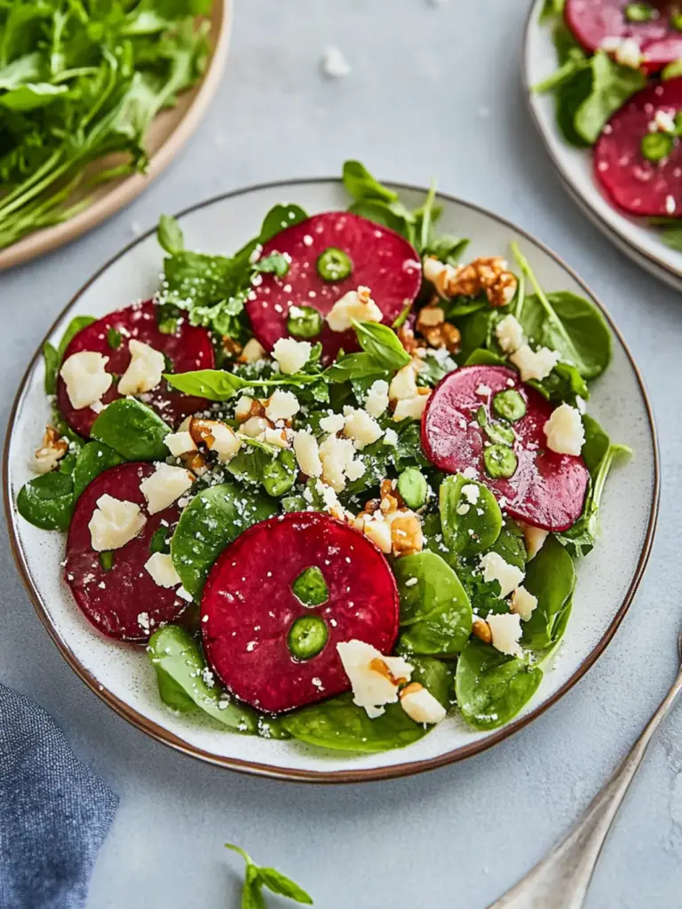 Rote Bete Carpaccio Mit Ziegenkse Und Walnssen